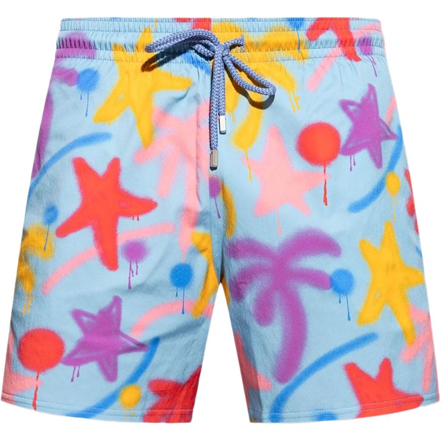 Мужские плавки PALM ANGELS PMFD01AF25FAB0014084 (черные)