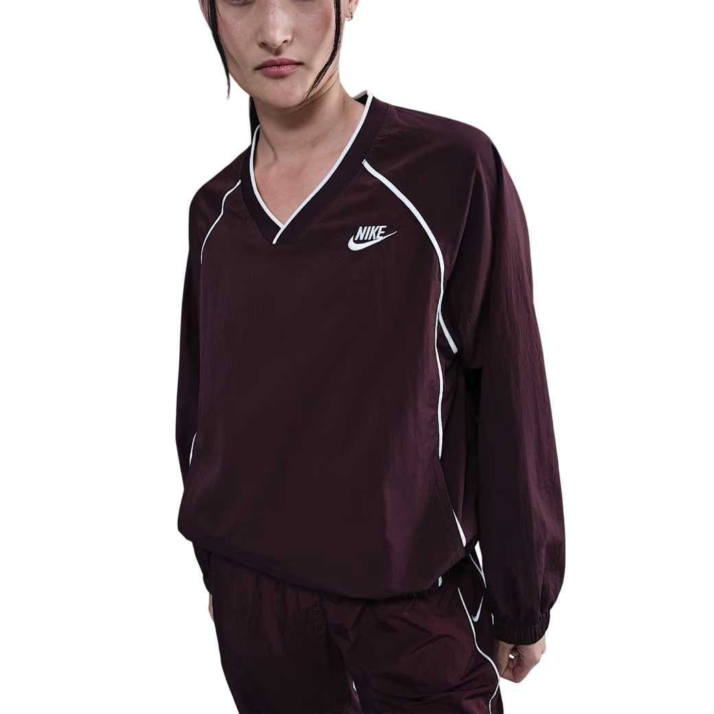 Женское худи Nike Sportswear Windrunner (бордовое)