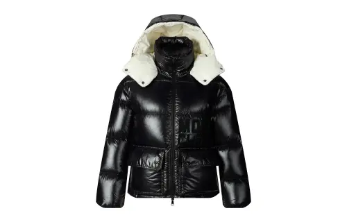 Moncler Women's Abbaye Short Down Jacket Black
