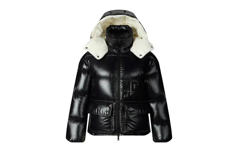 Moncler Women's Abbaye Short Down Jacket Black