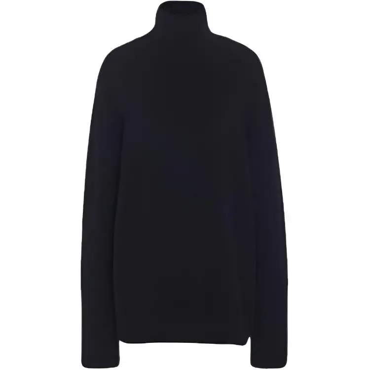 THE ROW Cashmere Sweaters Women's Black Turtleneck Moderate