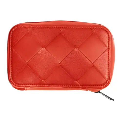 Bottega Veneta Calfskin With Sheepskin Storage Box Men's Orange
