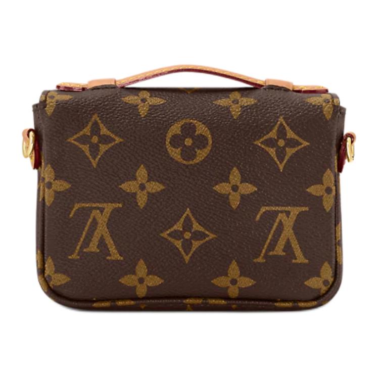 Женская сумка Louis Vuitton Micro Metis (коричневая) — фото 3