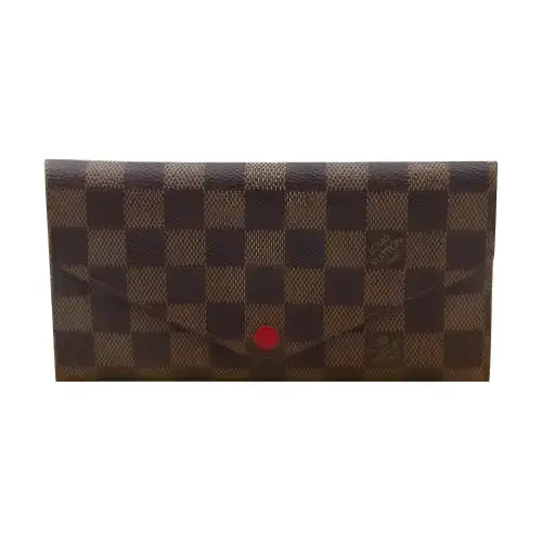 LOUIS VUITTON Coated Canvas Wallet Women's Brown