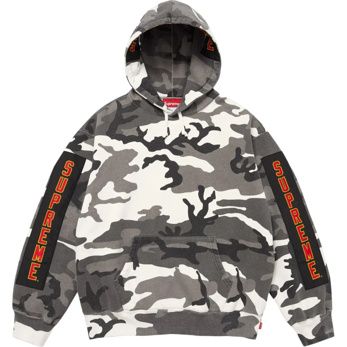 Supreme FW25 WEEK5 Woven Patches Hooded Sweatshirt Unisex