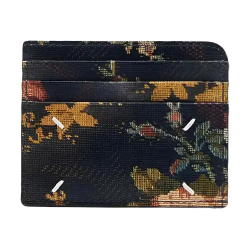 Maison Margiela Sheepskin Card Holder Women's Multicolor