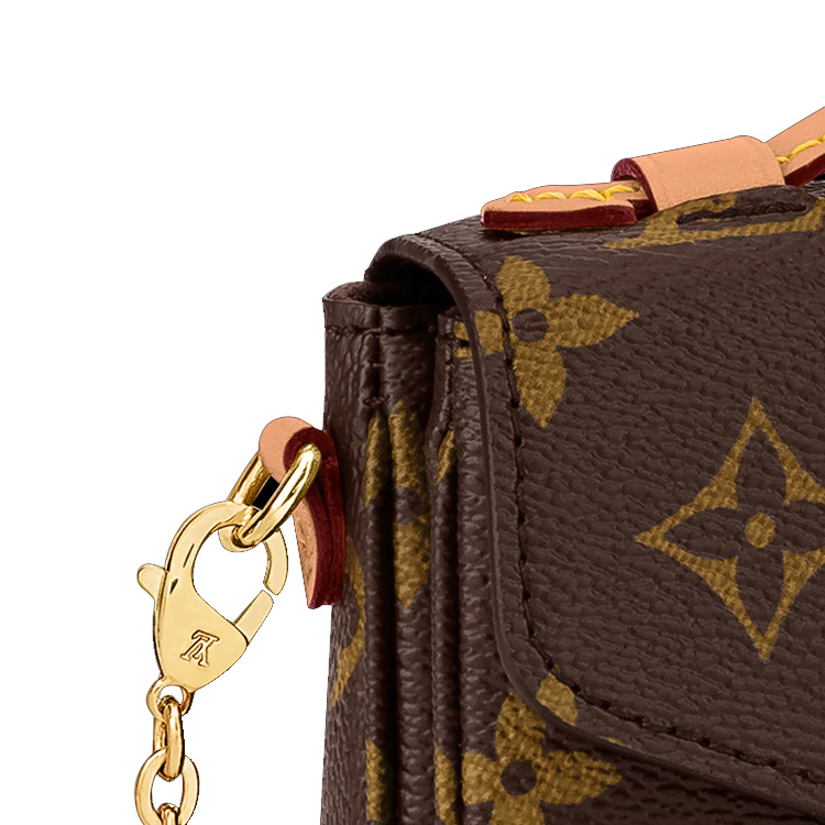Женская сумка Louis Vuitton Micro Metis (коричневая) — фото 5