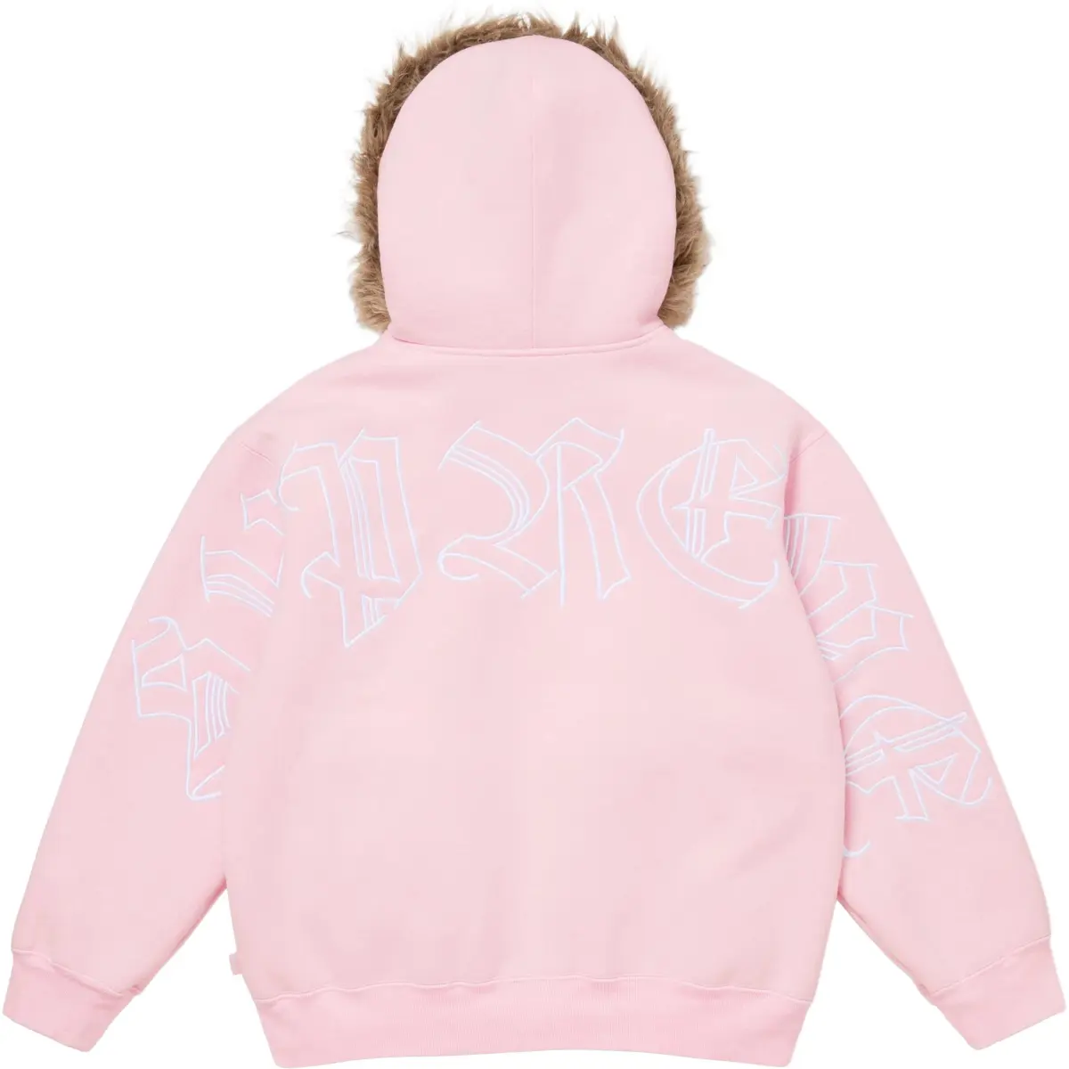 Supreme Faux fur Zip up Hoodie