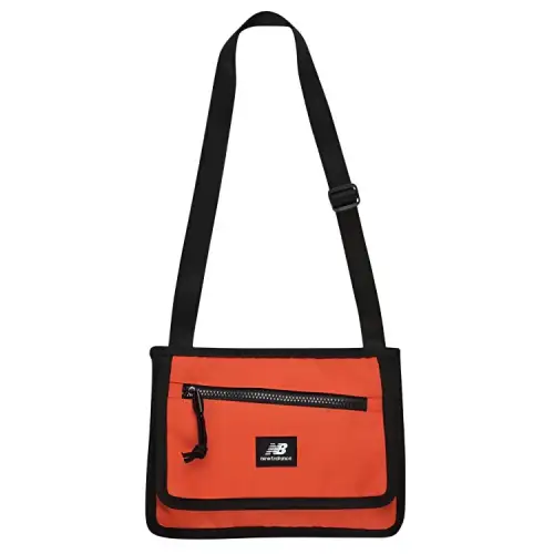 New Balance Polyester Shoulder Bag, Crossbody Bag Mini Unisex Orange