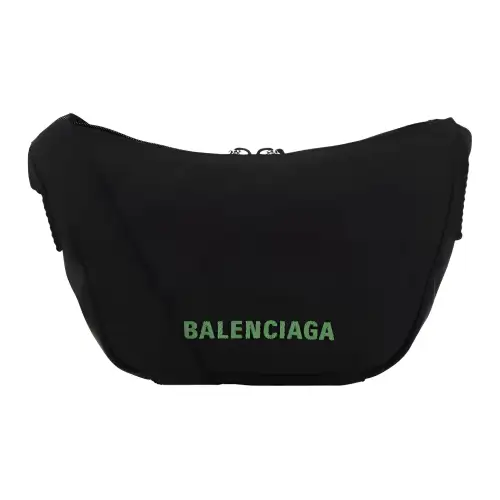 Balenciaga Nylon Handbag Women's Black