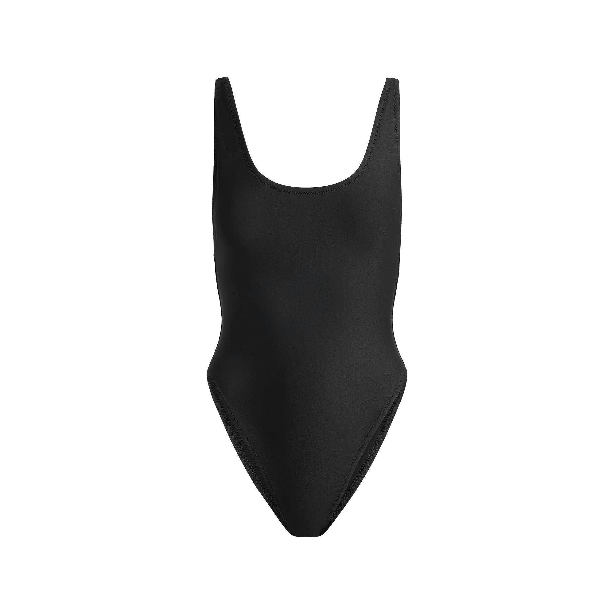 Skims SS25 SIGNATURE SWIM SCOOP NECK ONE PIECE One piece Swimsuit Women’s Onyx/Onyx