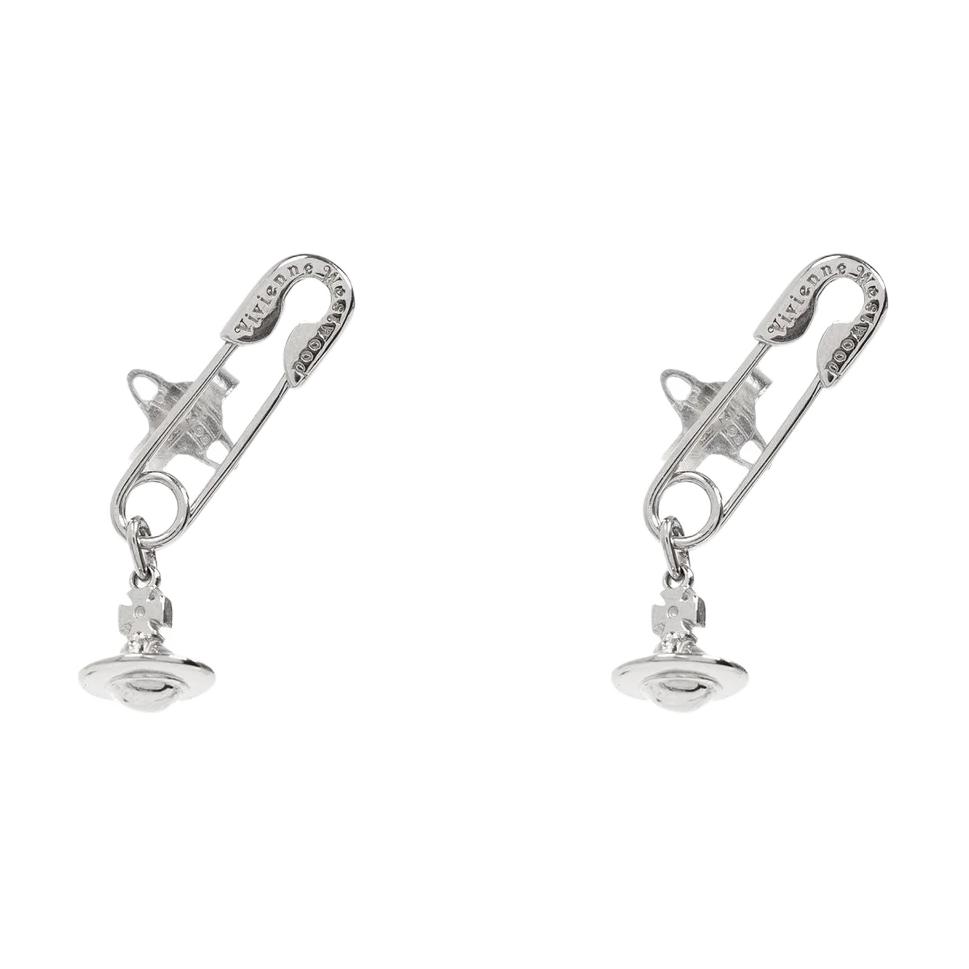 Женские серьги Vivienne Westwood (серебристые)