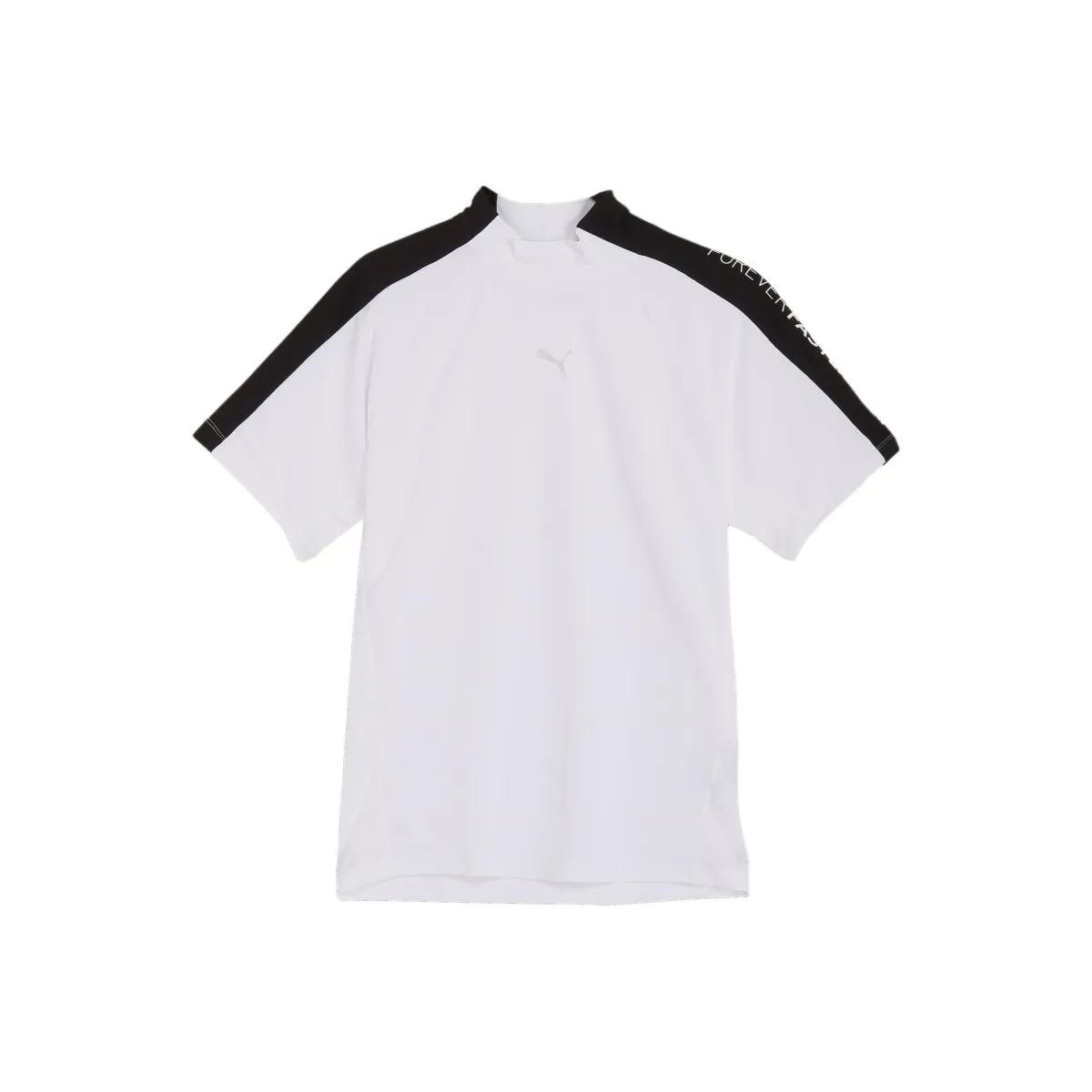 PUMA T-Shirts Men's White Half-Turtleneck Moderate