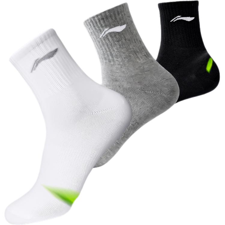 Li Ning Crew Socks Men’s 6 Pack