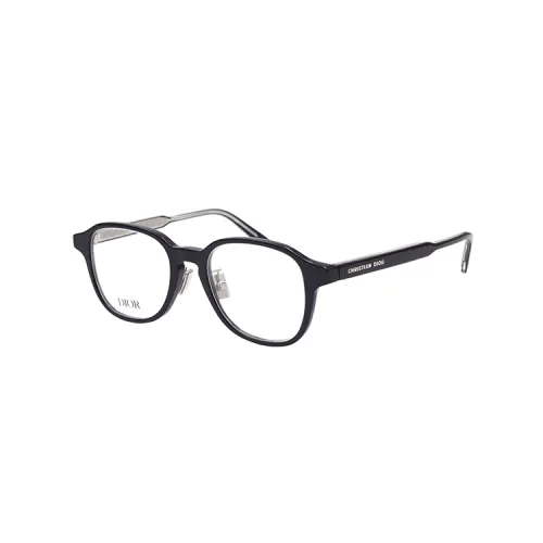 DIOR Round Eyeglass Frames Men's Black