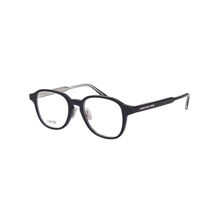 DIOR Round Eyeglass Frames Men's Black