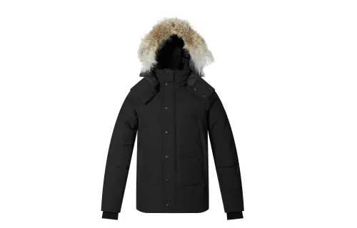 Canada Goose Wyndham Collection Down Jacket Parka Coat Unisex Black