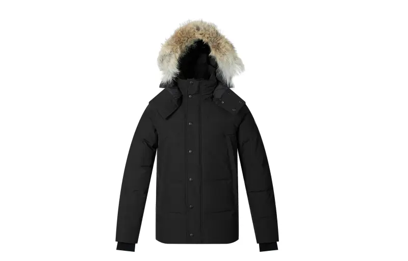 Canada Goose Wyndham Collection Down Jacket Parka Coat Unisex Black