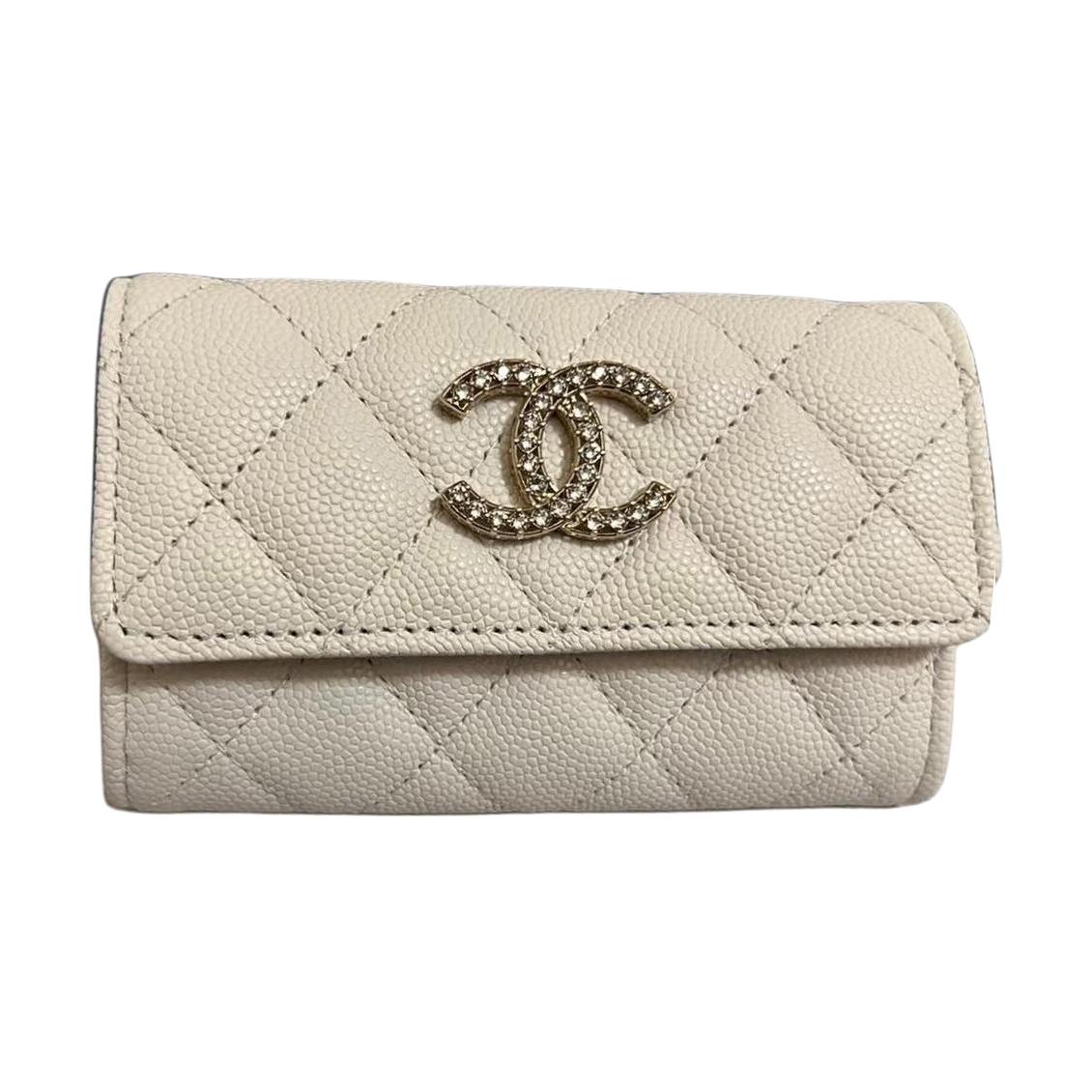 Женский кошелек Chanel 25S (белый)