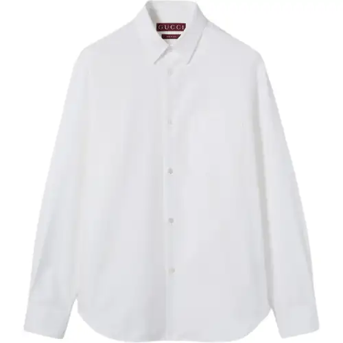 Gucci Web jacquard-detail shirt
