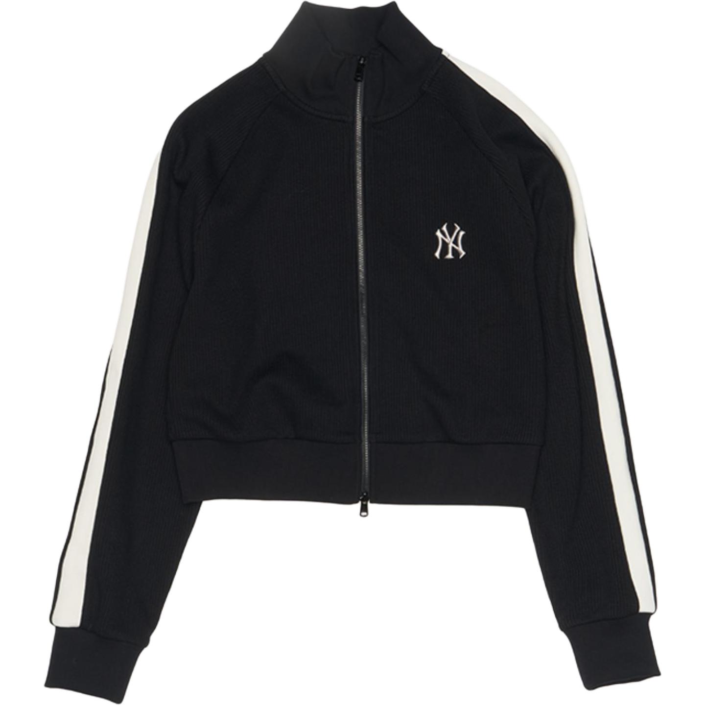 Женская куртка MLB Stand Neck Zip Up (черная)