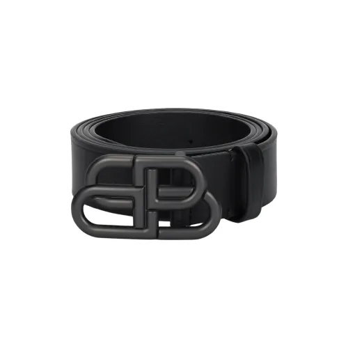 Bb logo-buckle belt