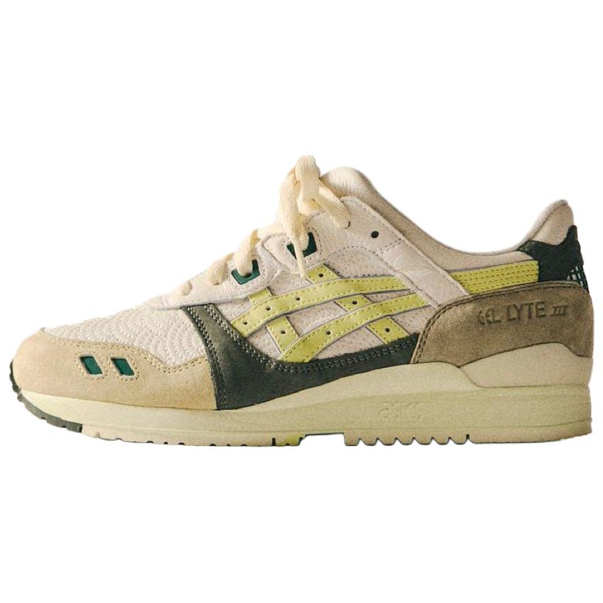 Кроссовки ASICS × KITH Gel-Lyte 3 (бежево-желтые)