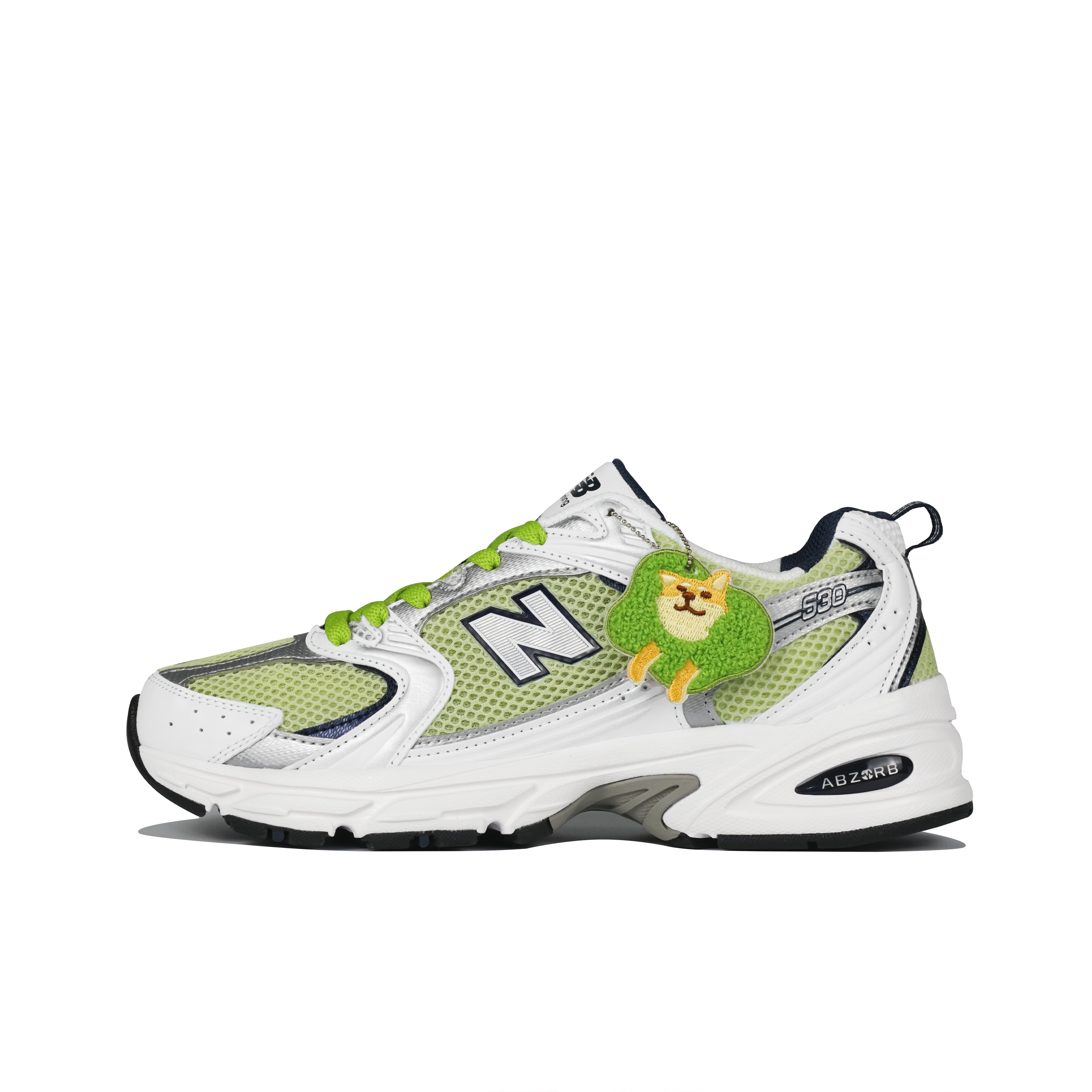 New Balance NB 530 Low top Running Shoes Unisex White Green