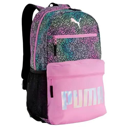 PUMA Polyester Backpack Unisex Pink Multicolor