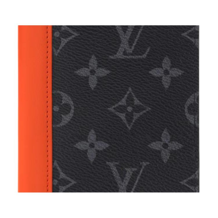 Мужская сумка Louis Vuitton Monogram Eclipse (оранжевая) — фото 5