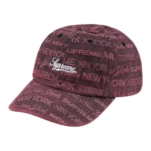 Supreme Multi Type Jacquard Denim 6 Panel