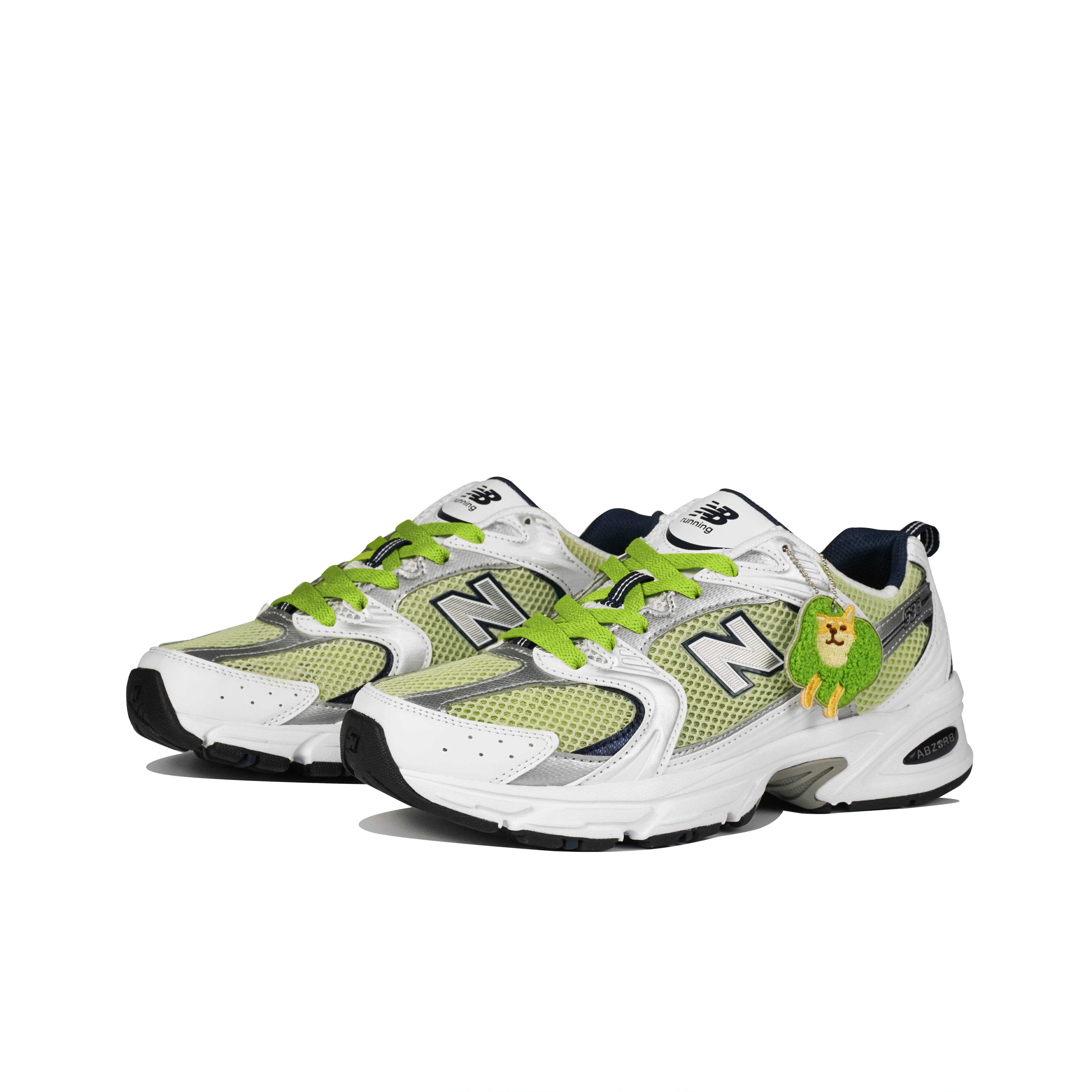 New Balance NB 530 Low top Running Shoes Unisex White Green