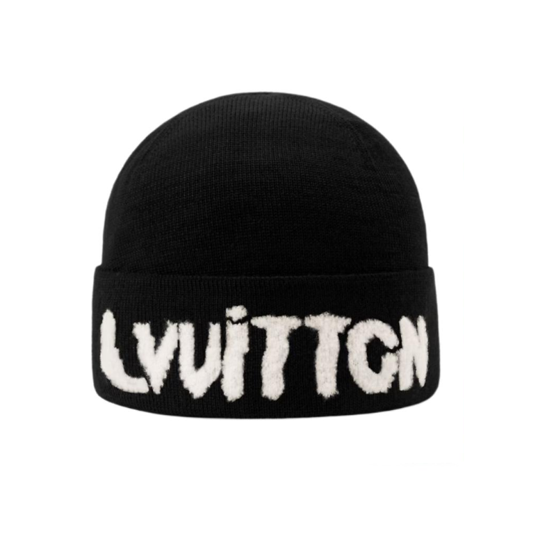 Мужская шапка Louis Vuitton (черная)