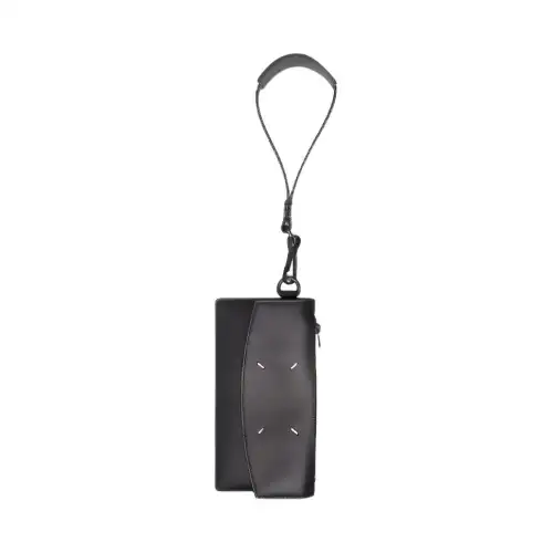 Maison Margiela Leather Wallet Unisex Black