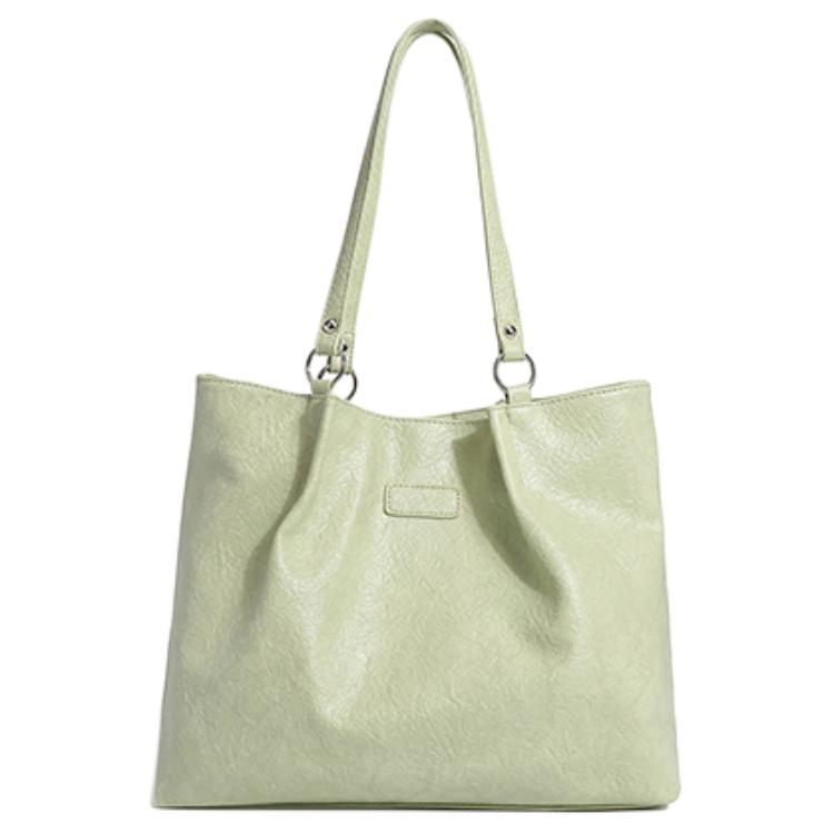 HAWA Pu Shoulder Bag Women's White/Black/Green