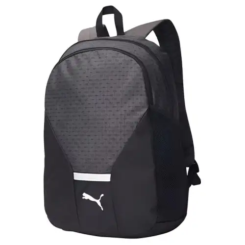 PUMA Minimalist Style Polyester Backpack Regular Unisex Black