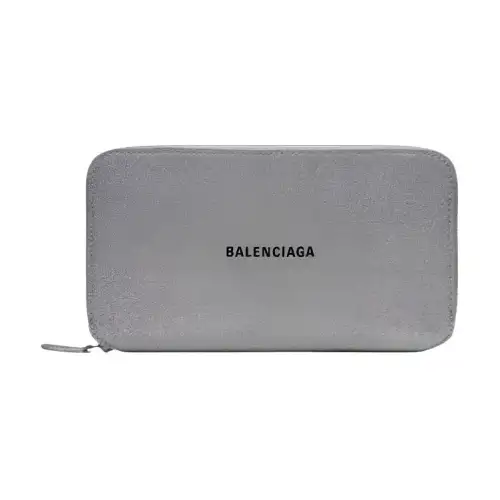 Balenciaga Polyamide Wallet Women's Gray