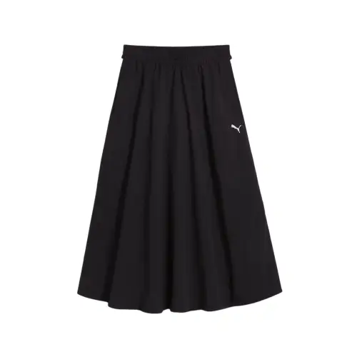 PUMA Casual Long Skirts Women's Black Moderate Mid Length