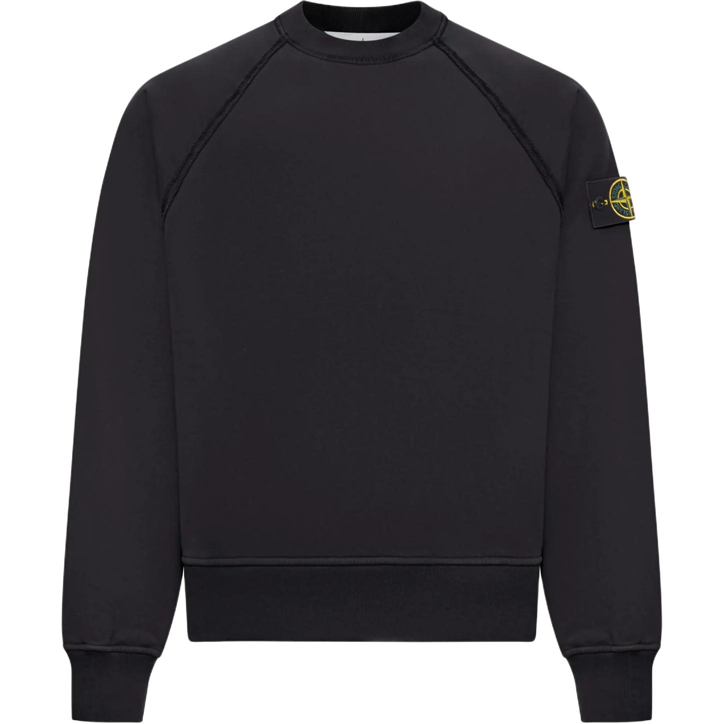 Мужское худи STONE STONE ISLAND (черное)