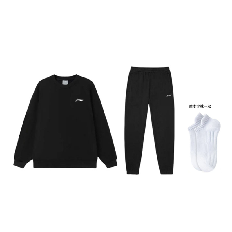 Li Ning Casual Sportswear Unisex Black