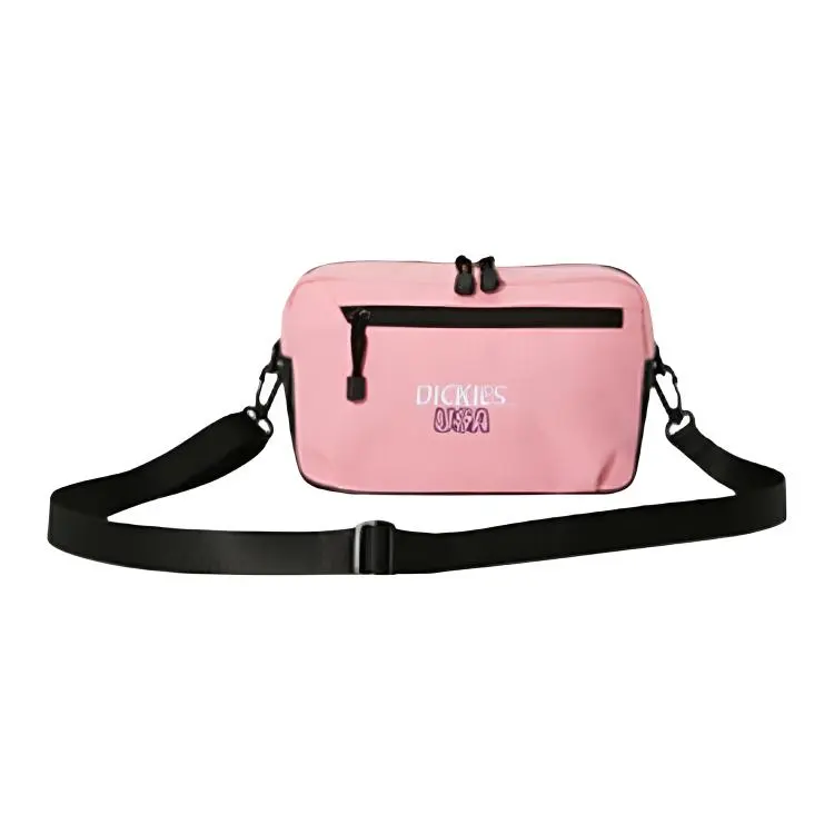 Dickies Polyester Shoulder Bag, Crossbody Bag Regular Unisex Pink