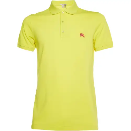 Burberry Polo Shirt Men's Yellow