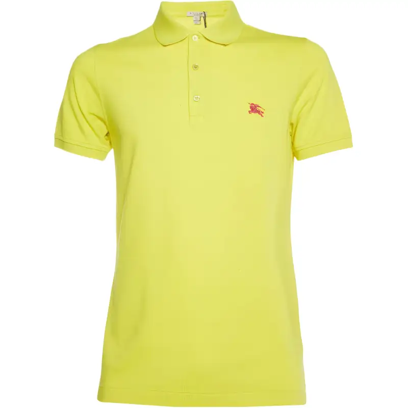 Burberry Polo Shirt Men's Yellow