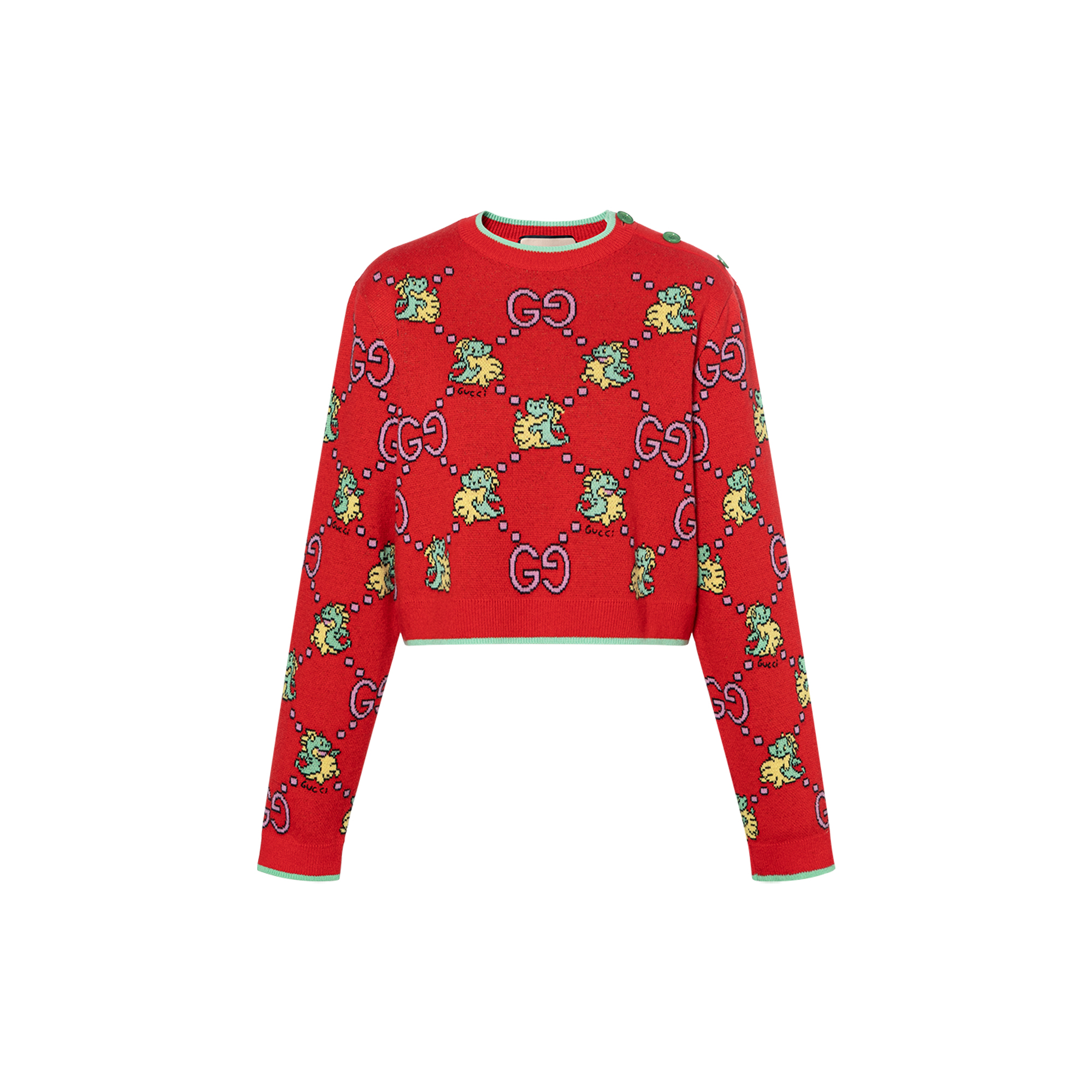 Женский свитер Gucci New Year SS24 Sweater (красный)