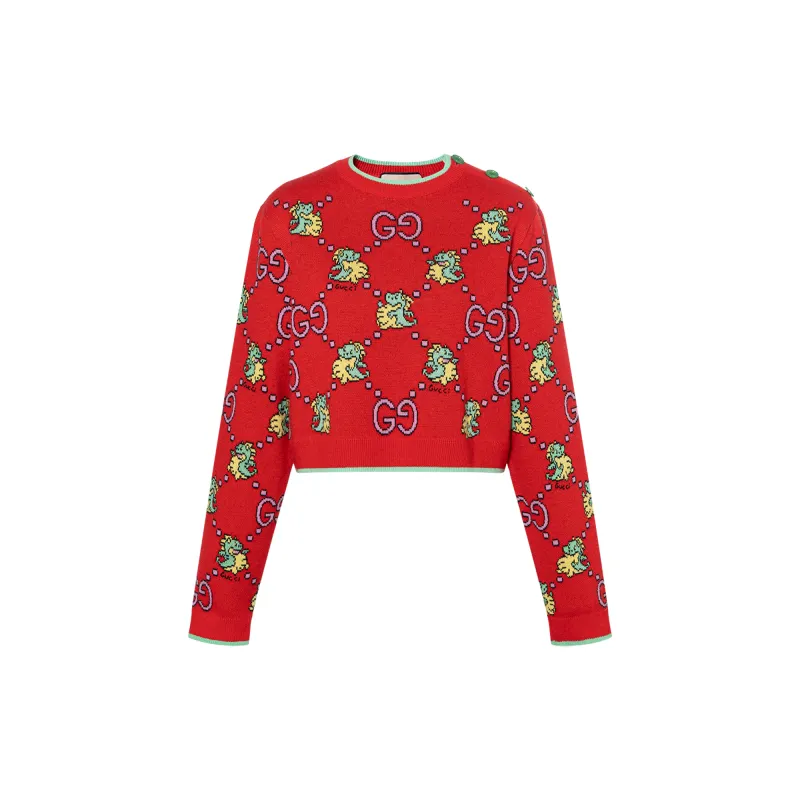 GUCCI Chinese New Year SS24 Sweater Women's Red