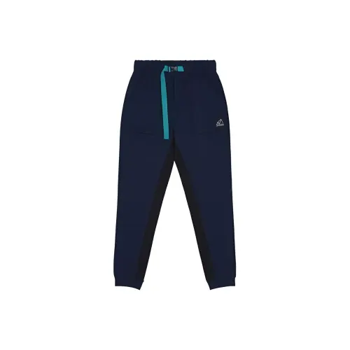 New Balance Knitted Sweatpants Men's Blue Moderate Cuffed Pants