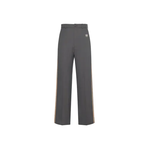 GUCCI x Adidas Originals Collaboration SS23 Casual Pants Men's Dark Gray