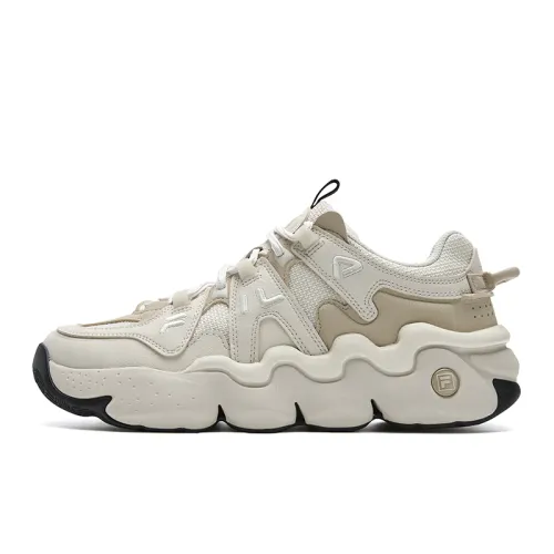 FILA Abrasion Resistant Lightweight Slip Resistant Low top Casual Shoes Men's Beige