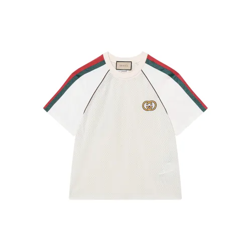 GUCCI T Shirts Men's White Crew Neck Moderate