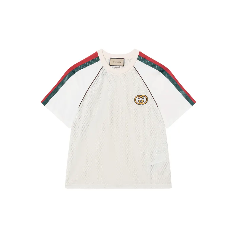 GUCCI T Shirts Men's White Crew Neck Moderate